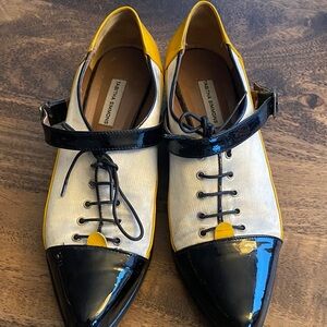 Tabitha Simmons patent leather loafers